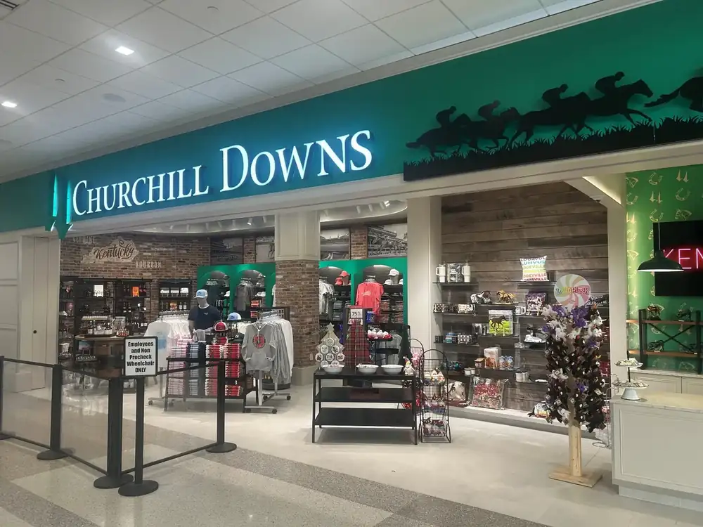 Churchill Downs — Electrical installation for the Churchill Downs retail store and surrounding facilities.
